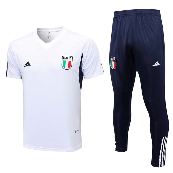 Maglia Italia Set Completo 23/24 Bianco Blu